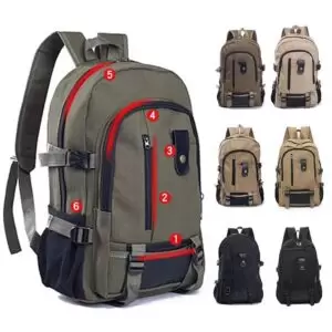 Mochila masculina lazer viagem estudante